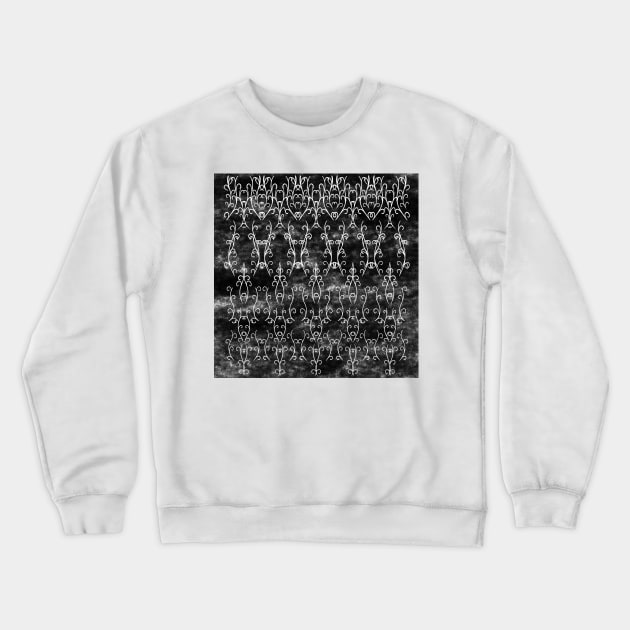 Line pattern Crewneck Sweatshirt by ckai